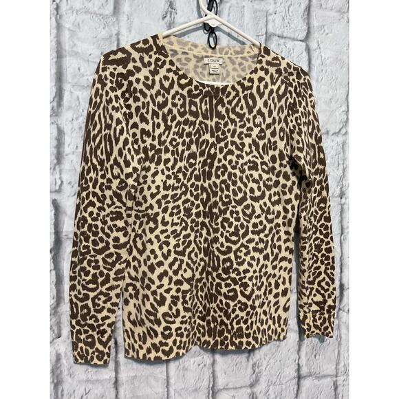 J. Crew XS Cheetah Print Sweater - Picture 6 of 8